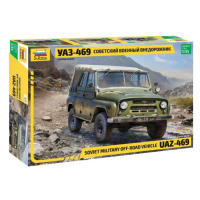 Model kit military 3629 - UAZ-469 Soviet 4WD off-road vehicle (1:35)