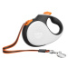 Reedog Senza Premium samonavíjacie vodítko M 25kg / 5m páska / biele s oranžovou