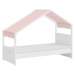 Domčeková posteľ so strieškou fairy i - biela/ružová