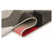 Kusový koberec Hand Carved Aurora Grey / Red Rozmery koberca: 120x170