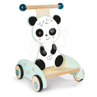 Drevené chodítko Panda Activity Walker Eichhorn s gumenými kolieskami a úložným priestorom od 12