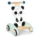 Drevené chodítko Panda Activity Walker Eichhorn s gumenými kolieskami a úložným priestorom od 12