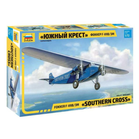 Model kit letadlo 7233 - Fokker F-VII Trimotor (1:72)