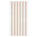 Biela/béžová bavlnená osuška 70x120 cm Stripe Jacquard – Bianca
