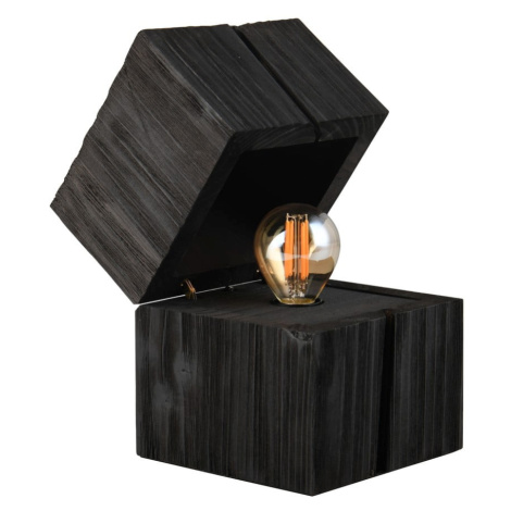 Čierna stolová lampa (výška 16 cm) Treasure – Trio