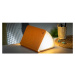 Oranžová veľká LED stolová lampa v tvare knihy Gingko Booklight