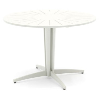 Hliníkový okrúhly záhradný jedálenský stôl ø 110 cm Fleole – Ezeis