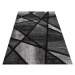 DY Čierno-sivý moderný koberec Madama Rozmer: 120x170 cm