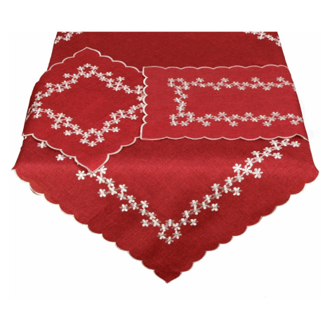 Obrus celoročný, Nezábudky, červený 30 x 45 cm FORBYT