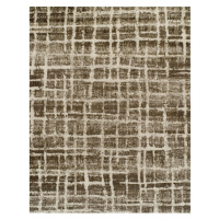 KONDELA Stellan koberec 100x150 cm béžová / hnedá