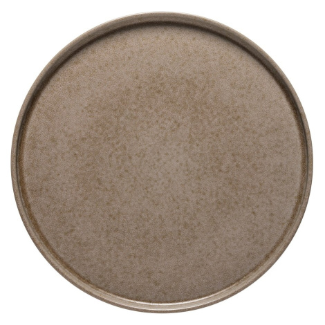 Hnedý tanier z kameniny ø 27 cm Redonda – Costa Nova