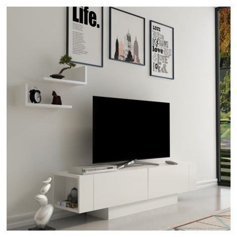 TV stolík MATERA 150 cm biely Kalune Design