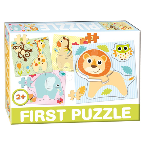 Dohány puzzle 4-obrázkové Baby First Safari 639-6 DOHÁNY