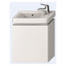 Kúpeľňová skrinka pod umývadlo Jika Cubito 45x24,1x48 cm biela H40J4201005001