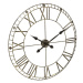 Nástenné kovové hodiny Atmosphera Vintage 3819, tmavošedá 77cm