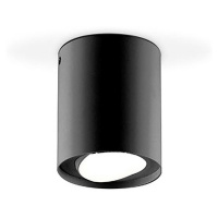 EVN Kardanus stropné LED svetlo Ø 9 cm, čierna