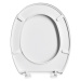 Aqualine Aqualine, FIXET WC sedátko, biela, ST278