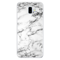 Odolné silikónové puzdro iSaprio - White Marble 01 - Samsung Galaxy J6+