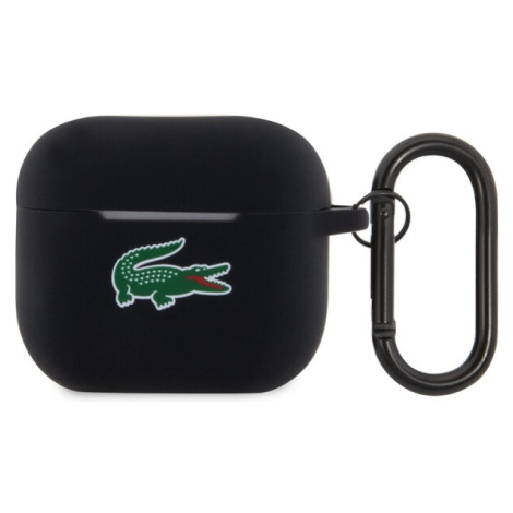 Lacoste Liquid Silicone Croc Logo Puzdro pre AirPods 3 Black