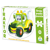 Puzzle podlahové traktor Dohány veľké 12 dielov od 24 mes