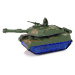 mamido Vojenský tank napájaný maskáčovými batériami Zvukové modré diódy