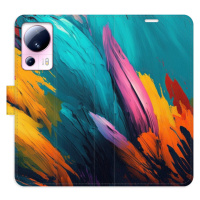Flipové puzdro iSaprio - Orange Paint 02 - Xiaomi 13 Lite