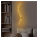 LED nástenné svietidlo v zlatej farbe Uyan – Opviq lights