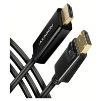 AXAGON DisplayPort - HDMI 1.4 kábel 1.8m čierny