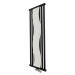 Regnis Kalipso Mirror, vykurovacie teleso 500x1800mm so stredovým pripojením 50mm, 780W, čierna 