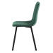 Sconto Jedálenská stolička GLORY zelená/čierna