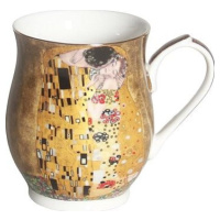 Home Elements Porcelánový hrnček 350 ml, Klimt, Bozk zlatý