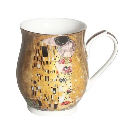 Home Elements Porcelánový hrnček 350 ml, Klimt, Bozk zlatý