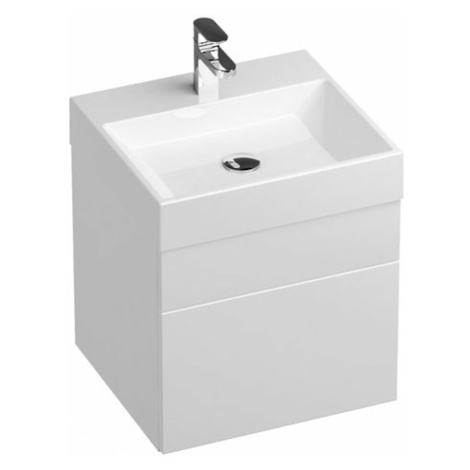 Kúpeľňová skrinka pod umývadlo Ravak Natural 50x45 cm biela X000001051