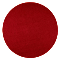 Kusový koberec Nasty 101151 Rot kruh - 200x200 (průměr) kruh cm Hanse Home Collection koberce