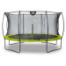 Trampolína s ochrannou sieťou Silhouette trampoline Exit Toys okrúhla priemer 366 cm zelená