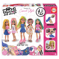 Kreatívne tvorenie My Model Doll Design Casual Style Educa vyrob si vlastné mestské bábiky 5 mod