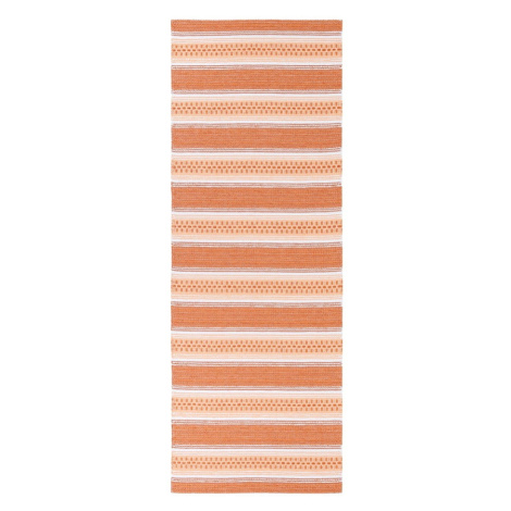 Oranžový koberec vhodný do exteriéru Narma Runö, 70 × 100 cm