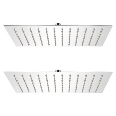 vidaXL SprchovĂˇ hlavica 2 ks nehrdzavejĂşca oceÄľ 20x30 cm