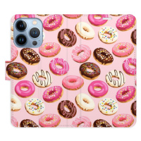 Flipové puzdro iSaprio - Donuts Pattern 03 - iPhone 13 Pro