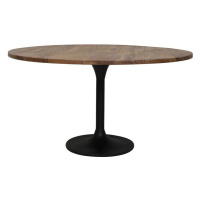 Okrúhly jedálenský stôl s doskou z akácie v prírodnej farbe ø 120 cm Biboca – Light & Living