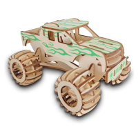 Woodcraft Drevené 3D puzzle Monster truck