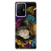 Odolné silikónové puzdro iSaprio - Dark Flowers - Xiaomi 11T / 11T Pro