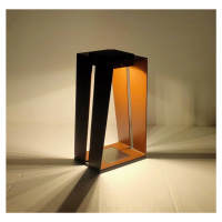 Skaal LED solárna lampa so senzorom, corten, 40 cm