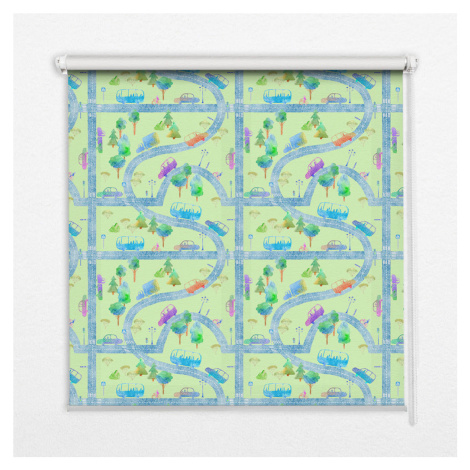 TULUP VNÚTORNÁ roleta - okenná roleta - roleta - 80x140 cm - Ulice
