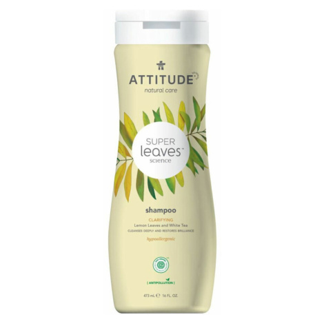 ATTITUDE Super leaves s detoxikačným účinkom prírodný šampón rozjasňujúci pre normálne a mastné 