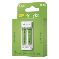 GP nabíjačka batérií Eco E211 + 2× AAA REC 800
