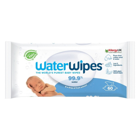 WATERWIPES 100 % BIO odbúrateľné obrúsky, 1 x 60 ks