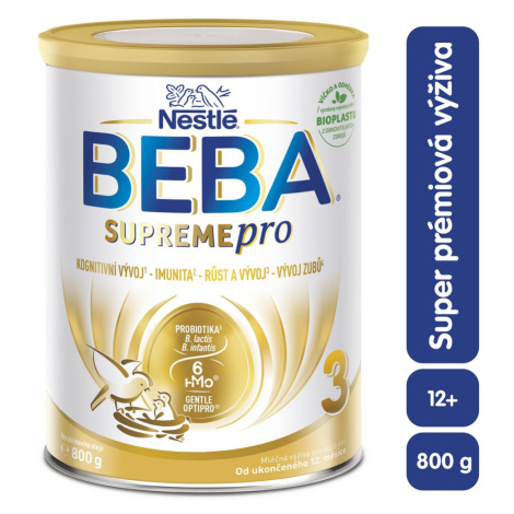 BEBA SUPREMEpro 3, 6 HMO, mlieko pre malé deti, 800 g, od uk. 12. mesiace