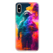 Odolné silikónové puzdro iSaprio - Astronaut in Colors - iPhone XS