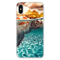 Odolné silikónové puzdro iSaprio - Turtle 01 - iPhone X